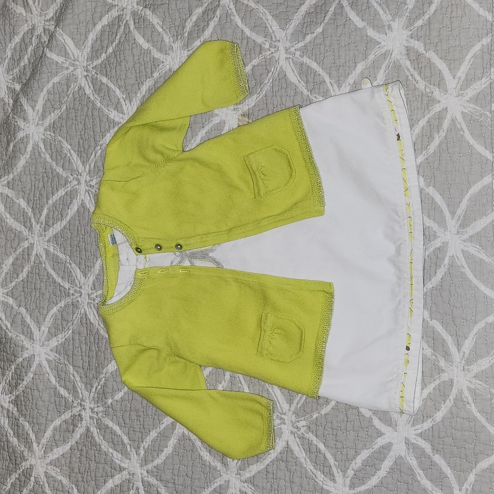 2 piece dress with cardigan